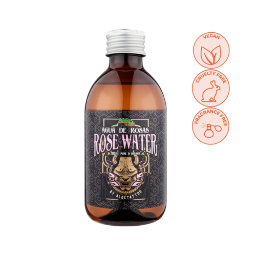 Aloe Tattoo Agua de Rosas