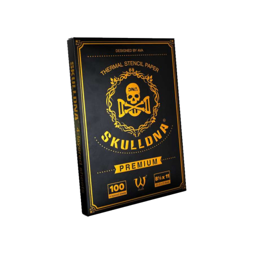 AVA Skull DNA Stencil Thermal Paper
